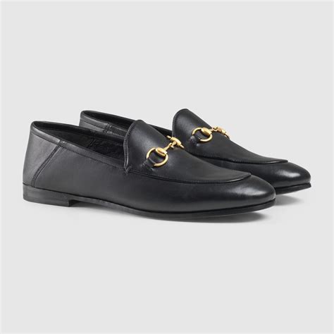 brown gucci brixton loafer women|gucci horse bit detail loafers.